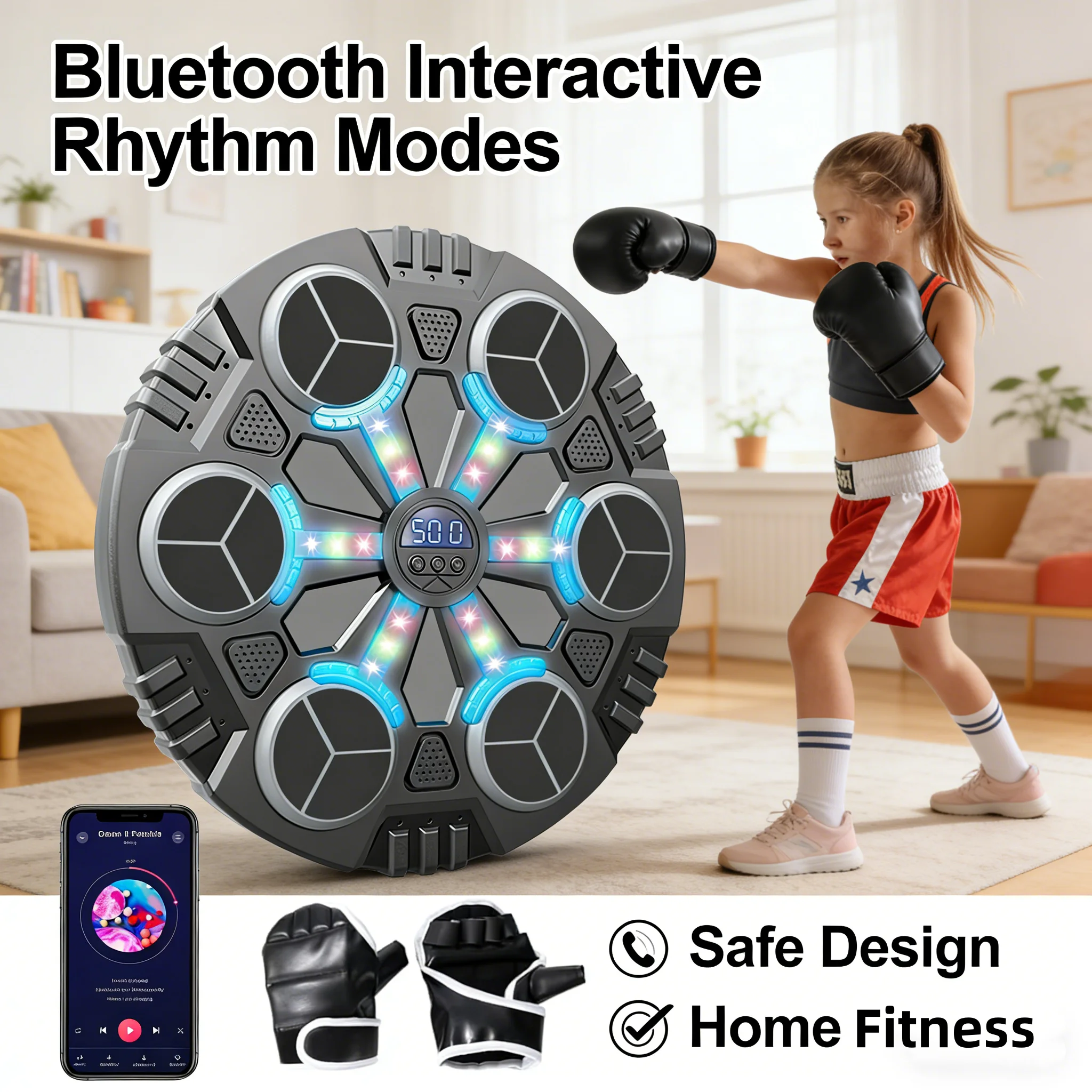 Hit Kit Music Boxe, kit de boxe musicale pour s'entraîner à la maison
